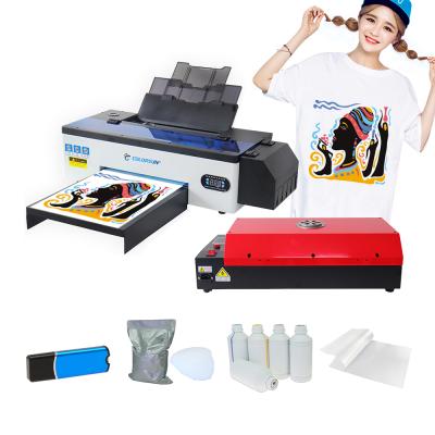 China Garment Shops A3 Dtf Printer R1390 Pet Movie T-shirt Fabric Printing Machine A3 Dtf Flatbed Printer For Sale for sale