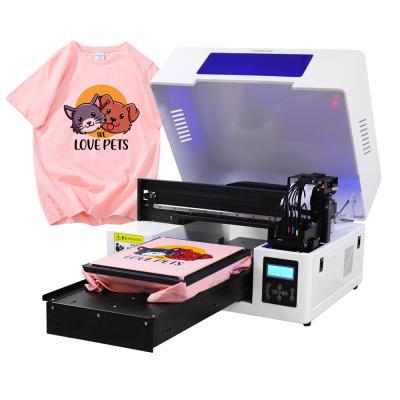 China Hotels Colorsun Dtg Inkjet Textile Printer Direct To Garment Printing Machine A3+ Dtg Printer for sale