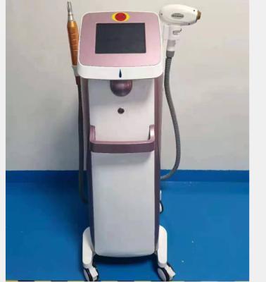 China Anti-puffiness diode laser hair loss with cooling system update design machine+laser tattoo removal for sale