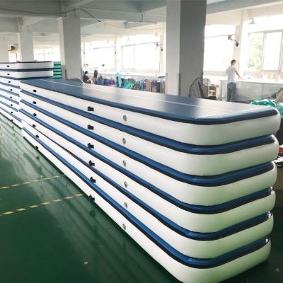 China PVC Customized Logo Gymnastics Inflatable Gym Air Flooring Mat Airtrack Air Track for sale