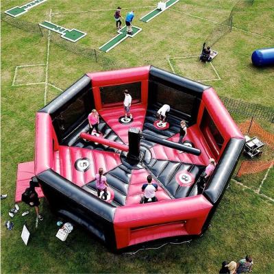 China Hot PVC Wipeout Inflatable Obstacle Course For Sale, Inflatable Fusion Game Machine Sale for sale