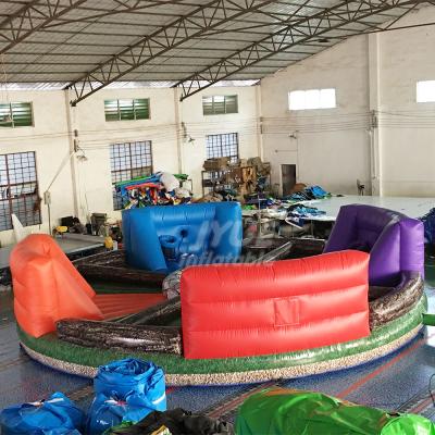 China Interactive Plato PVC Tarpaulin 0.55mm PVC Tarpaulin 0.55mm Inflatable Game Bungee Hungry Land Offensives Inflatable Run Sports For Sale for sale