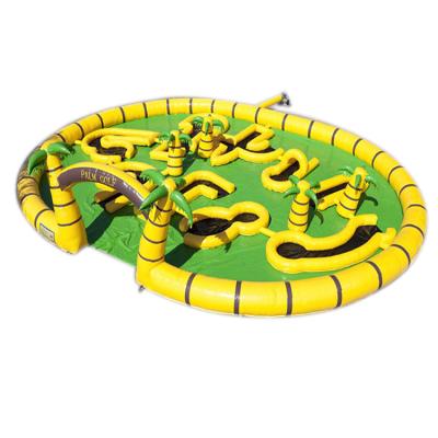 China Mini Golf Game Funny Inflatable Outdoor Inflatable Golf Course Playground Golf Arena For Sale for sale