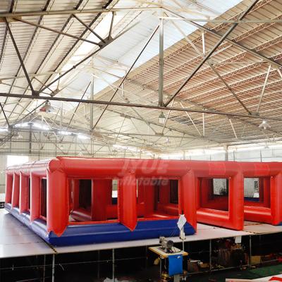 China Best Selling Inflatable Laser Fire Retardant Maze Arena Fun Inflatable Commercial Sports Game Maze For Sale for sale