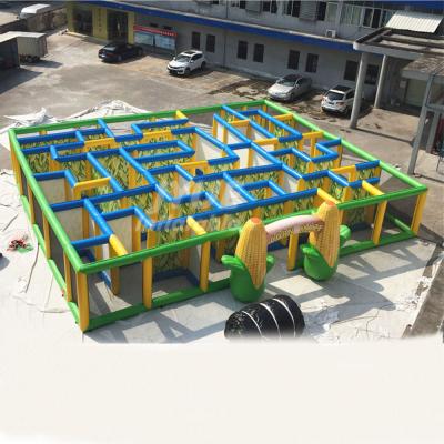 China Outdoor Playground/Event/Commercial Outdoor Inflatable Maze Haunted House Sports Games House Activity Fun for sale