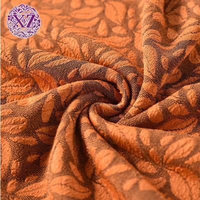 China 2021 Wholesale high quality 100%rayon stretch knit jacquard rayon fabric for garment for sale