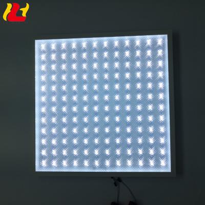 China Hotel-Residence Factory Plastic Cover Ceiling Grid Star Shape Line Light 120W Recessed 60x60cm LED Panel Light for sale