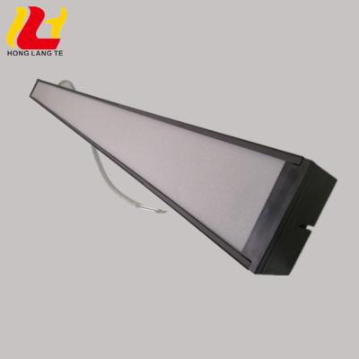 China Office Supermarket Housewares Store Home Suspended Chandelier DIY Iron Profile Linkable Housing Slim Black Base Led Linear Fixture Light for sale