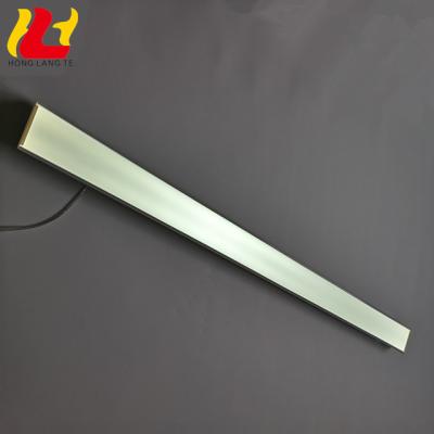 China China Zhongshan New Design Shape Wall Hanging 18W 0.6M White Metal Base LED Acrylic Linear Pendant Light Desktop For Bed Room Live Room for sale