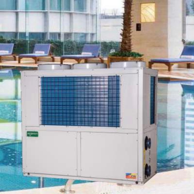 China Commercial hotels swimming pool heat pump AIROSD 90KW COP5.4 KFXY-090UCII R134a heatint&cooling for sale