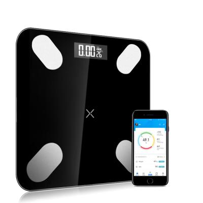 China Hot Sales High Accurate Digital BMI Body Fat Composition Monitor Bathroom Stored Personal Body Weight Scale for sale