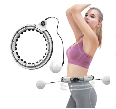 China Around Waist New Arrival Smart Detachable LCD Slimming Body Counting Digital Polynesian Dance Circles Polynesian Dance Weighted Ring For Adults Weight Loss for sale