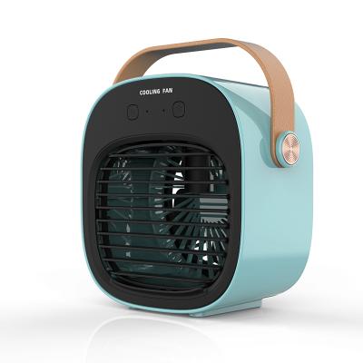 China Hot Sale 2021 Mini Portable Mini Air Cooler Fans Air Conditioner USB Air Cooling Fan Rechargeable Humidifier Purifier for sale