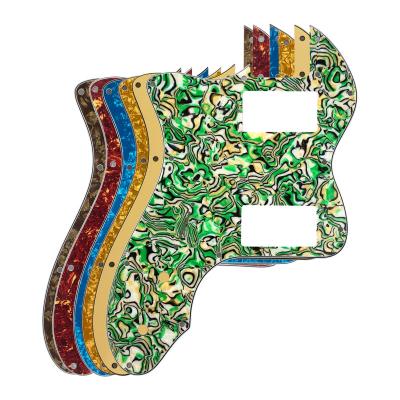 China GUITAR Pleroo Guitar Parts For USA Left Hand TL Lean Guitar Pickguard 13 Holes With PAF Humbucker Pickups Scratch Plate for sale