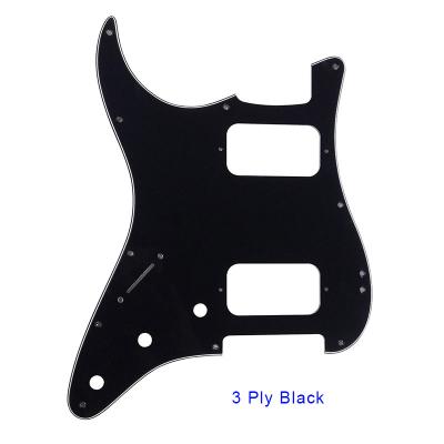 China GUITAR Pleroo Custom Guitar Parts - For HH Humbuckers Pickups Guitar Pickguard US Left Handed 72' 11 Hole Screw Pla Standard Scratch St for sale