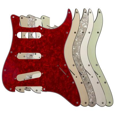 China GUITAR Pleroo Guitar Parts For Guitar Pickguard Pickguards With Three Reverse-Mounted Single-Coil Start Pickups No Puncture Functional for sale