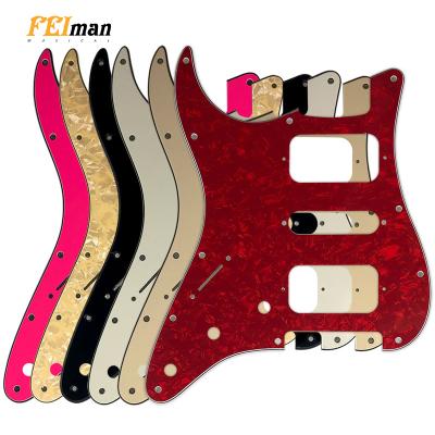 China ST Standard HSH Guitarra Scratch Plate Left Handed Pickguard of USA/Mexican GUITAR Pleroo Guitar Accessories for Stratocaster Damper for sale