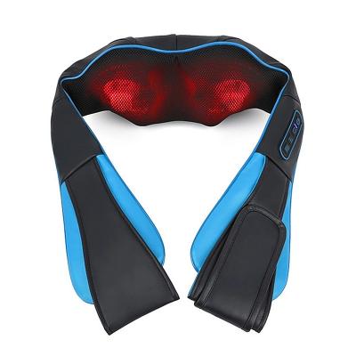 China Knead and Hot Compress Neck and Back Neck Cordless Deep Tissue Shoulder Neck Massager Massager Cervical Shawl for sale