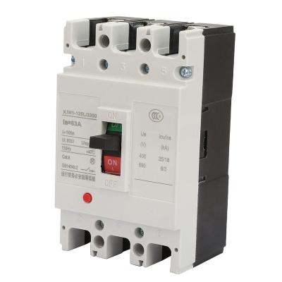 China New Reliable Designed AC Motor Protection Plastic Copper Circuit Breaker Mccb 2p 100A 400v for sale