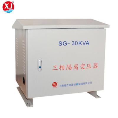 China SG Power 3 Phase Resin Isolation Casting Transformer With Waterproof Case 15KVA for sale