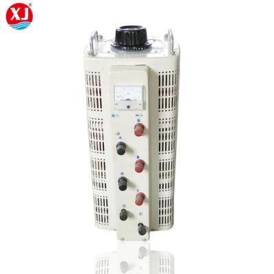 China TSGC2 3KVA AC Manual Three Phase Variac Copper Transformer Regulator for sale