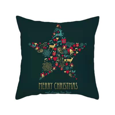 China New Design Product PORTABLE Unique Christmas Cartoon Plaid Cushion Cover Home Decorative Pillow Case for sale