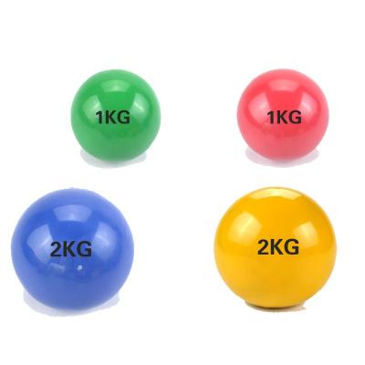 China Bodybuilding Fitness PVC Weighted Ball Filled Soft Sand Weighted Baseball Heavy Weight Baseball Batting Hitting Training Balls for sale