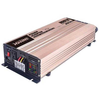 China Aluminum Alloy Micro Car 300w Power Inverter 12v 24v 48v DC to AC 110v 120v 220v 230v 300w Pure Sine Wave Inverter for sale