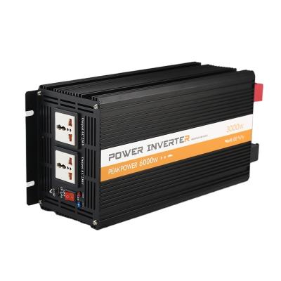 China Aluminum alloy 12v to 220v 1kw 2kw 3kw ac dc solar inverter off grid sine wave modified inverter home use for sale