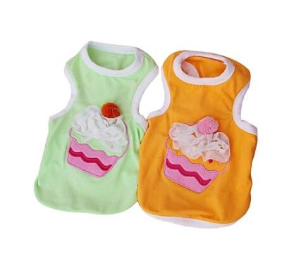 China Small Cat Pet Clothes T-shirt Clothing Pet Clothes Vest Summer Dog Viable Warm Cute Puppy Dog Clothes For Dogs for sale