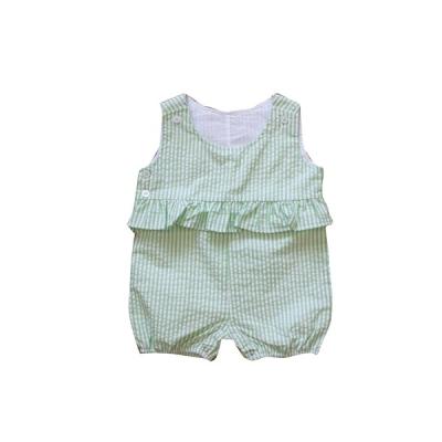 China Custom Cotton Baby Romper Cotton Seersucker Tracksuit Anti Shrink Clothes for sale