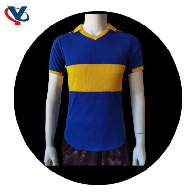 China Adult 2022 wholesale argentinian football club singlet men jersey sets 2020 season boca juniors soccer jerseys for sale