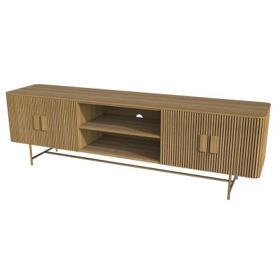 China (Other) Modern Rustic Adjustable Single TV Console Table 75 Inch TV Stand For Bedroom for sale