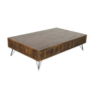 China Traditional vintage antique rustic reclaimed wood coffee table for sale