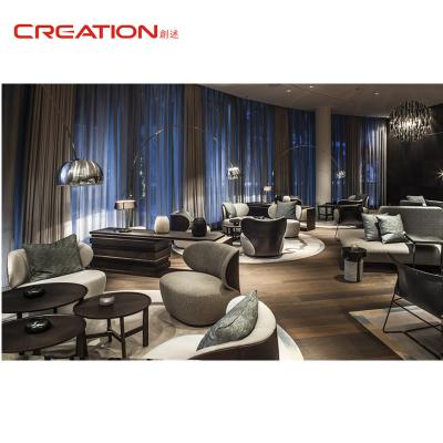 China Foshan Creation Area Solid Wood Modern Hotel Customized Public Furniture for sale