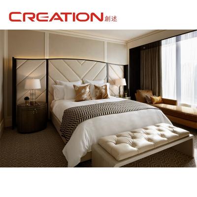 China Modern Hot Selling Commercial Modern Hotel Bedroom Furniture Customized Set for sale