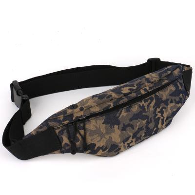 China Newest Waterproof Jean Waterproof Fabric Unisex Cell Phone Pouch Money Belt, Running Fitness Sports Belt Waist Bag for sale