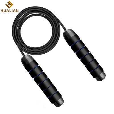 China Professional PVC+STEEL HUALIAN Home Gym Equipment Fitness Steel Jump Rope / Shopping Skipping Rope for sale