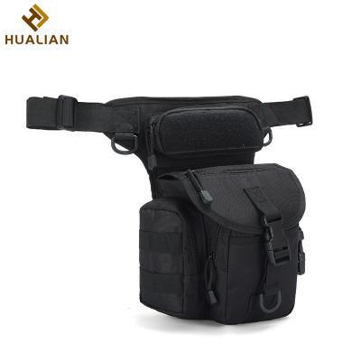 China HUALIAN Waterproof Multifunctional Military Tactical Waist Pack Pouch Men Drop Leg Bag For Outdoor for sale