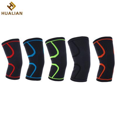 China HUALIAN Basketball Private Label Compression Knee Pads Wholesale Custom Breathable Sleeve Sports Custom Knee Pads for sale