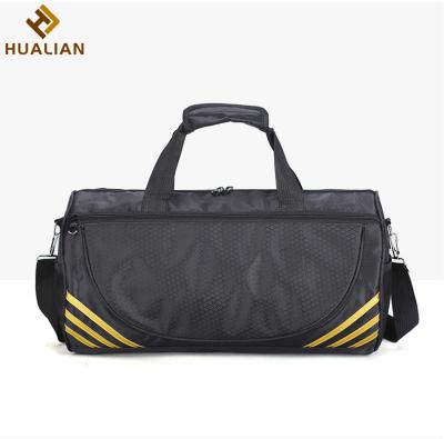 China Fashion HUALIAN Wholesale Custom Men's Sports Travel Duffel Bags With Shoe Compartment, Foldable Bag Travel, Customize Bags Travel Bags for sale