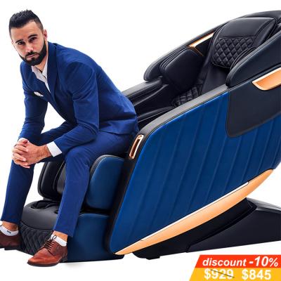 China 2021 New Home Smart Automatic Massager Machine Space Full Body 4D Massage Luxury Chair for sale