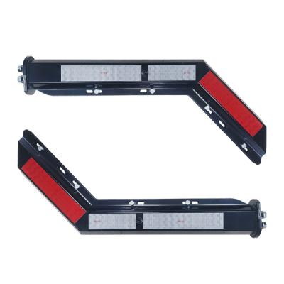 China Waterproof Semi Trucks Trailer Accessories 201 Stainless Steel Mud Flap Hanger Kits Spring Loaded Frame for sale