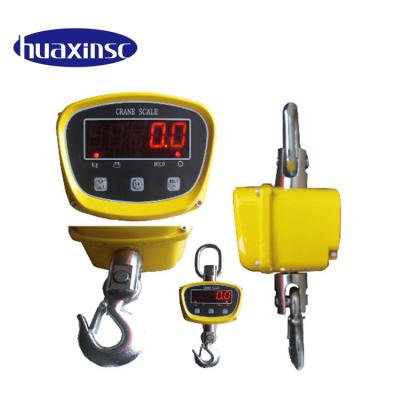 China Weight Function Crane Scale 600 Kg New 5t Hook Led Rechargeable Hanging Type LCD Supply China Original Power Battery Display for sale