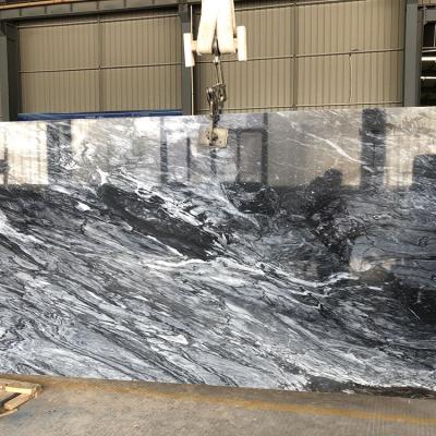 China Jaguar Marble slab wall slab prices and modern blue marble floor tiles for home decoration for sale