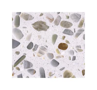 China Modern Beige Flooring Countertops 300X300 270X180 Material Terrazzo Tile Terrazzo Tile For Sale Balcony Multicolor Porcelain Australia for sale