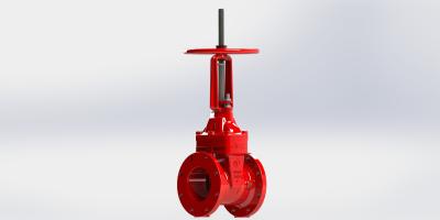 China UL FM Flange Type Gate Valve With Abrasion Resistance Less Operation Torgue for sale