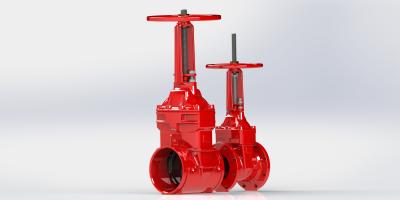 Cina EY3000 Epoxy Coated Rising Stem UL FM Gate Valve per il servizio di protezione antincendio in vendita