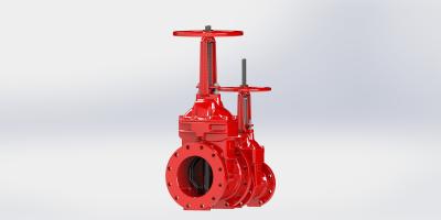 China High Grade Rubber Disc Resilient Seated UL FM Gate Valve Flange Type for sale