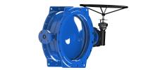 China Ductile Iron Double Eccentric Butterfly Valve Dovetail Design SS316 Coated Disc for sale